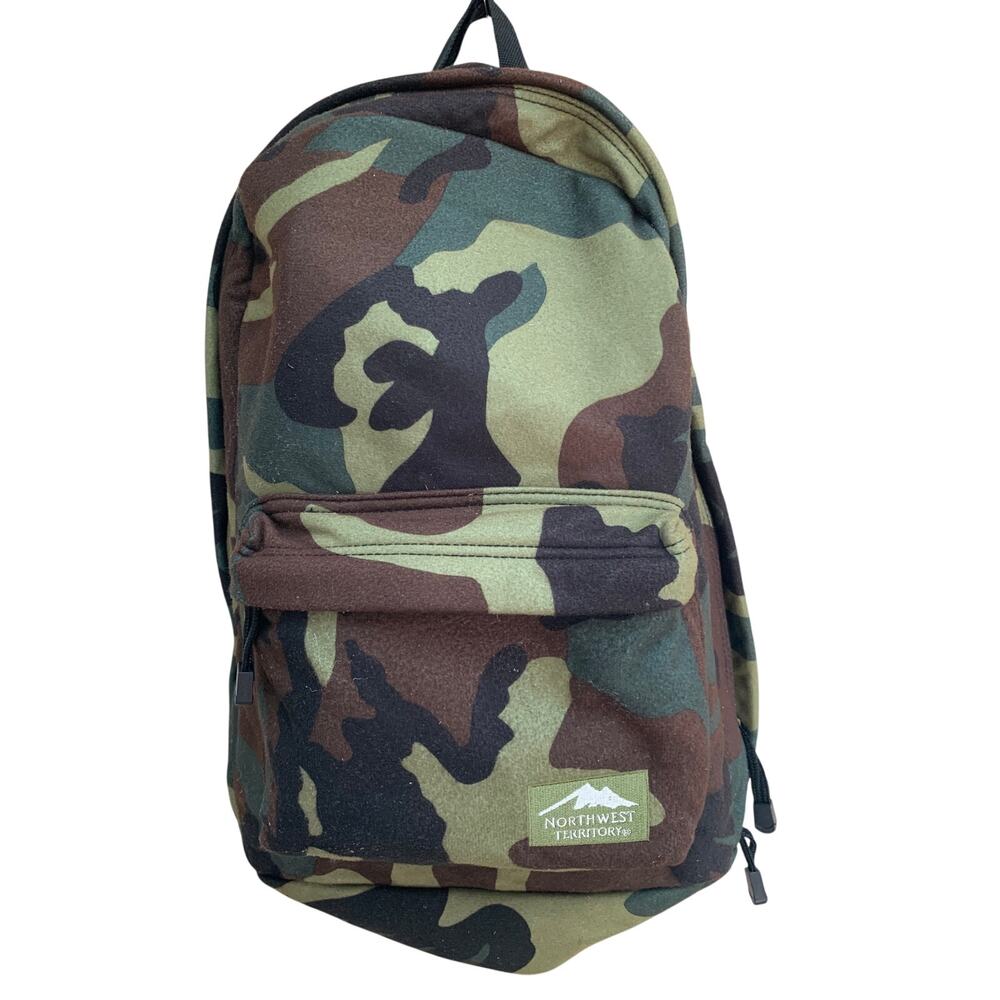 Northwest Territory Camouflage Flannel Backpack 16x12x4